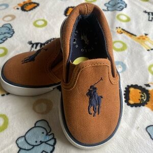 Polo Boat Shoes for lil boy 👦🏾!